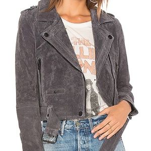 Blank NYC Moto Jacket Suede
